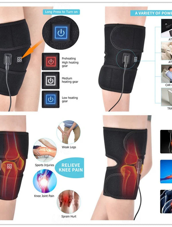 Relieve Knee Pain with the Heated Knee Therapy Wrap