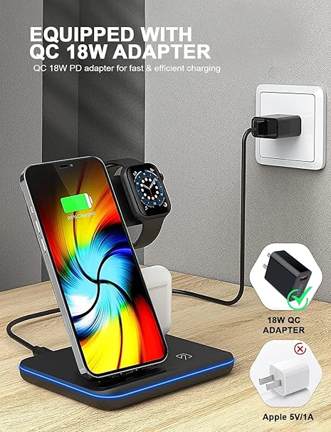 3-in-1 Ultimate Wireless Charging for All Your Devices!